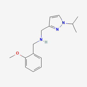 [(2-methoxyphenyl)methyl]({[1-(propan-2-yl)-1H-pyrazol-3-yl]methyl})amine