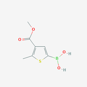 [4-(Methoxycarbonyl)-5-methylthiophen-2-yl]boronic acid