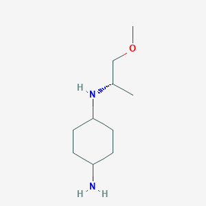 molecular formula C10H22N2O B11752204 (1r,4r)-N1-[(2S)-1-methoxypropan-2-yl]cyclohexane-1,4-diamine 