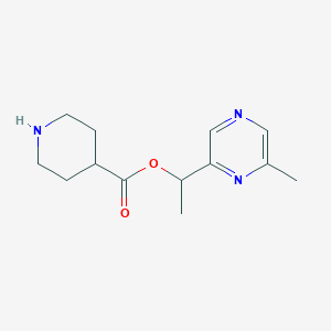 1-(6-Methylpyrazin-2-yl)ethyl piperidine-4-carboxylate