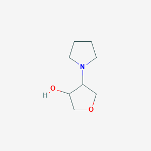4-(Pyrrolidin-1-yl)oxolan-3-ol