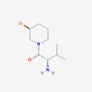 (S)-2-Amino-1-((S)-3-bromo-piperidin-1-yl)-3-methyl-butan-1-one