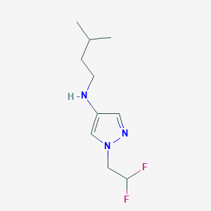 1-(2,2-difluoroethyl)-N-(3-methylbutyl)-1H-pyrazol-4-amine