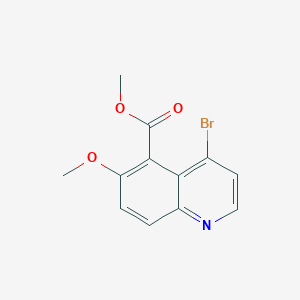 Methyl 4-bromo-6-methoxyquinoline-5-carboxylate