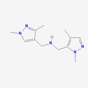 [(1,3-dimethyl-1H-pyrazol-4-yl)methyl][(1,4-dimethyl-1H-pyrazol-5-yl)methyl]amine