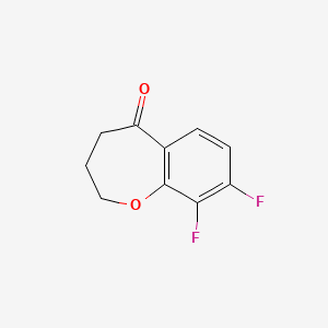 8,9-Difluoro-3,4-dihydrobenzo[b]oxepin-5(2H)-one