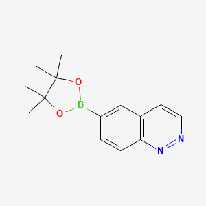 6-(4,4,5,5-Tetramethyl-1,3,2-dioxaborolan-2-yl)cinnoline