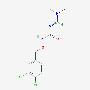 1-[(3,4-dichlorophenyl)methoxy]-3-[(E)-(dimethylamino)methylidene]urea