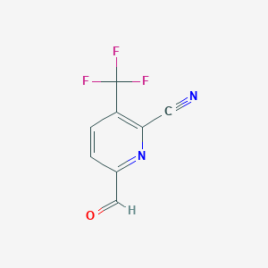 6-Formyl-3-(trifluoromethyl)picolinonitrile