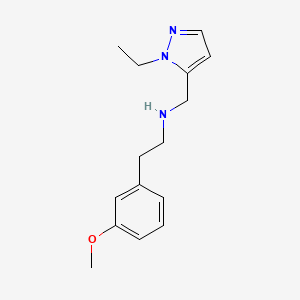 [(1-ethyl-1H-pyrazol-5-yl)methyl][2-(3-methoxyphenyl)ethyl]amine