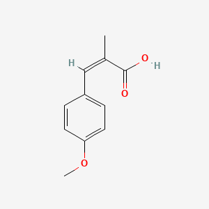 (2Z)-3-(4-Methoxyphenyl)-2-methylprop-2-enoic acid