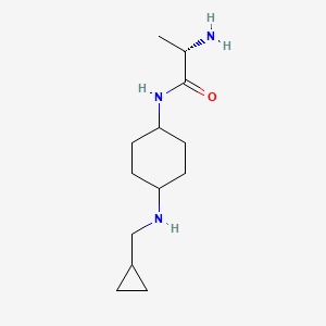 (S)-2-Amino-N-(4-((cyclopropylmethyl)amino)cyclohexyl)propanamide