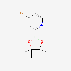 4-Bromo-2-(4,4,5,5-tetramethyl-1,3,2-dioxaborolan-2-yl)pyridine