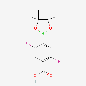 2,5-Difluoro-4-(4,4,5,5-tetramethyl-1,3,2-dioxaborolan-2-yl)benzoic acid