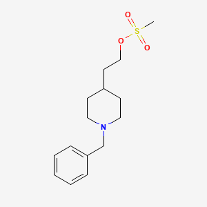 2-(1-Benzylpiperidin-4-yl)ethyl methanesulfonate