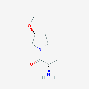 (S)-2-Amino-1-((S)-3-methoxy-pyrrolidin-1-yl)-propan-1-one