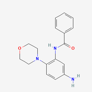 molecular formula C17H19N3O2 B1175261 N-[5-amino-2-(4-morpholinyl)phenyl]benzamide 