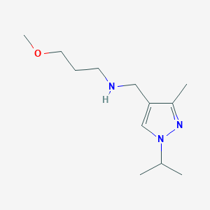 (3-methoxypropyl)({[3-methyl-1-(propan-2-yl)-1H-pyrazol-4-yl]methyl})amine