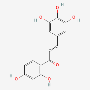 1-(2,4-Dihydroxyphenyl)-3-(3,4,5-trihydroxyphenyl)prop-2-EN-1-one