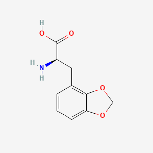 (2R)-2-amino-3-(2H-1,3-benzodioxol-4-yl)propanoic acid