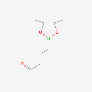 5-(Tetramethyl-1,3,2-dioxaborolan-2-yl)pentan-2-one