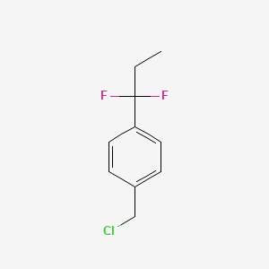 1-(Chloromethyl)-4-(1,1-difluoropropyl)benzene