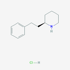 (2R)-2-(2-phenylethyl)piperidine hydrochloride