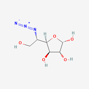 (2S,3R,4R,5R)-5-[(1S)-1-azido-2-hydroxyethyl]oxolane-2,3,4-triol