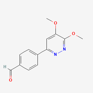 4-(5,6-Dimethoxypyridazin-3-yl)benzaldehyde