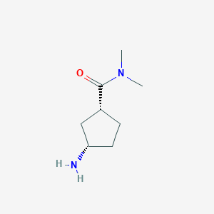 (1R,3S)-3-Amino-N,N-dimethylcyclopentane-1-carboxamide