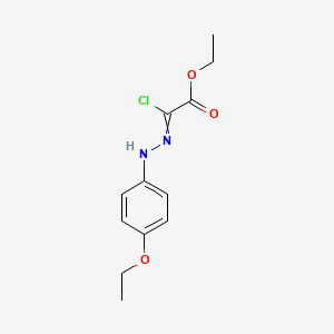 Ethyl 2-chloro-2-[2-(4-ethoxyphenyl)hydrazin-1-ylidene]acetate