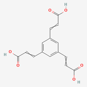 3-[3,5-Bis(2-carboxyeth-1-en-1-yl)phenyl]prop-2-enoic acid