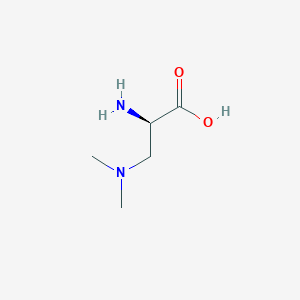 molecular formula C5H12N2O2 B11752755 3-(Dimethylamino)-D-alanine CAS No. 206559-98-0