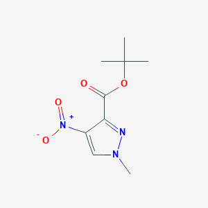 tert-Butyl 1-methyl-4-nitro-1H-pyrazole-3-carboxylate