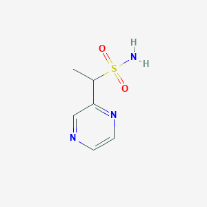 1-(Pyrazin-2-yl)ethanesulfonamide