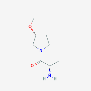 (S)-2-Amino-1-((R)-3-methoxy-pyrrolidin-1-yl)-propan-1-one