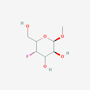 (2R,3s,5s)-5-fluoro-6-(hydroxymethyl)-2-methoxy-tetrahydropyran-3,4-diol