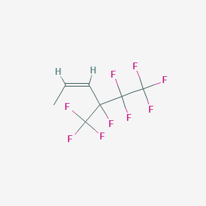 (Z)-4,5,5,6,6,6-hexafluoro-4-(trifluoromethyl)hex-2-ene