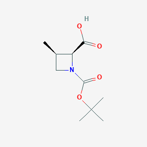 (2S,3R)-1-[(tert-butoxy)carbonyl]-3-methylazetidine-2-carboxylic acid