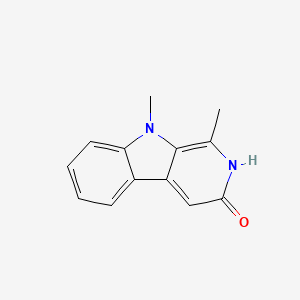 1,9-Dimethyl-2H-pyrido[3,4-b]indol-3(9H)-one