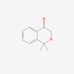 molecular formula C11H12O2 B11752885 1,1-Dimethylisochroman-4-one 