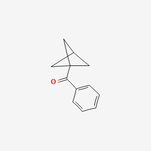 molecular formula C12H12O B11752948 {Bicyclo[1.1.1]pentan-1-yl}(phenyl)methanone 