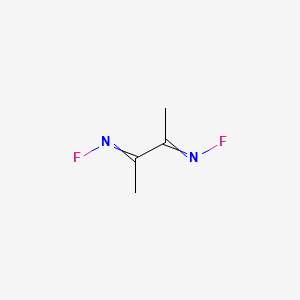 molecular formula C5H8O5 B1175298 N,N'-Difluoro-2,3-butanediimine CAS No. 16063-51-7