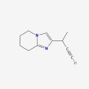 2-(But-3-yn-2-yl)-5,6,7,8-tetrahydroimidazo[1,2-a]pyridine