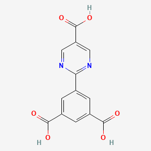 5-(5-Carboxypyrimidin-2-yl)benzene-1,3-dicarboxylic acid