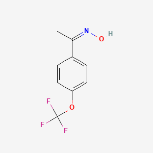 (NZ)-N-[1-[4-(trifluoromethoxy)phenyl]ethylidene]hydroxylamine