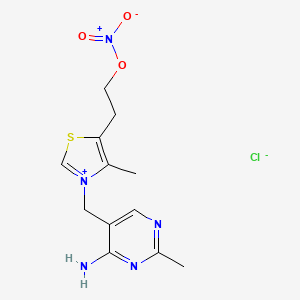 molecular formula C14H15N B1175303 2-[3-[(4-Amino-2-methylpyrimidin-5-yl)methyl]-4-methyl-1,3-thiazol-3-ium-5-yl]ethyl nitrate;chloride CAS No. 18601-90-6