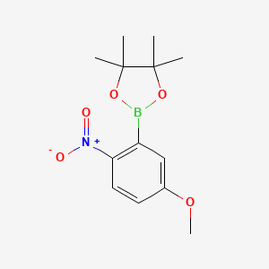 2-(5-Methoxy-2-nitrophenyl)-4,4,5,5-tetramethyl-1,3,2-dioxaborolane