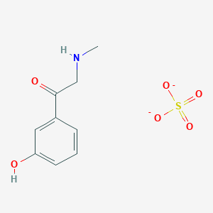 1-(3-Hydroxyphenyl)-2-(methylamino)ethan-1-one sulfate