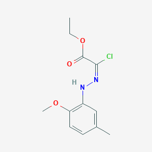 ethyl (2E)-2-chloro-2-[(2-methoxy-5-methylphenyl)hydrazinylidene]acetate